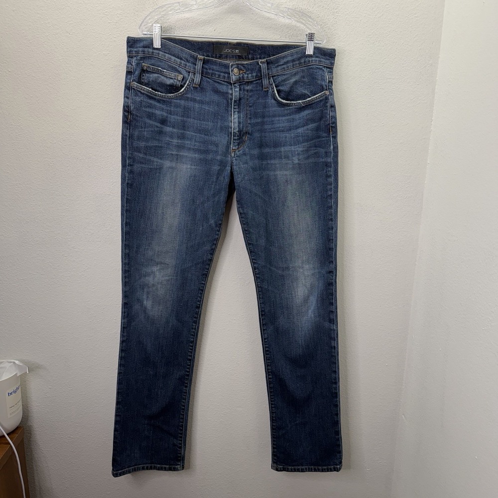 Joes Jeans The Brixton Straight Narrow Mens SZ 36x33.5 Medium Wash Jeans Blue